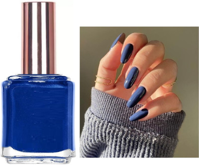 GABBU Long Lasting Nail Polish Paint matte Finish Shine darkblue* darkblue