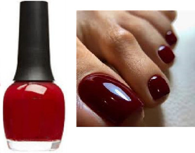 Luipui matte maroon color nail polish pack of 1 maroon