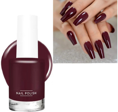 AFARAXIA New quick dry nail paint for shiny and smooth nails Black rose