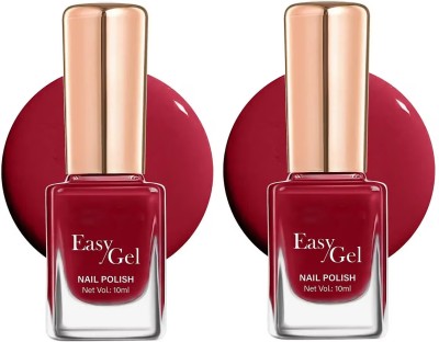 ADJD Combo Nail Polish Long Lasting & Quick Drying Bright red Bright red