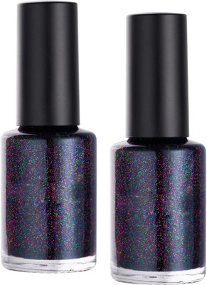 Latixmat Combo Professional High Shine Quick Dry Multigiiiter-blue Nail Polish Multigiiiter-blue