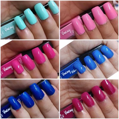 tenno VACAY VIBES NAIL POLISH HIGH SIHINE (PACK OF 6) 6V27(Pack of 6)