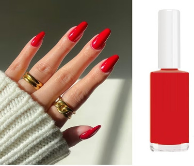 tanvi27 INSTANT NAIL PAINT FOR STYLING NAILS QUICK DRY VENETIAN RED vevetian red