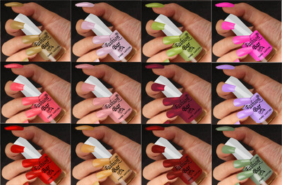 Fashion Bar Distinctive And Attractive Color Nail Polish Combo Set T120 Multicolor(Pack of 12)