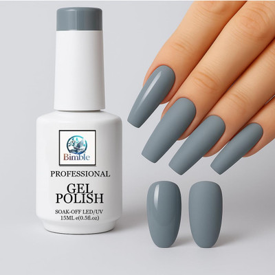 BIMBLE UV Gel Nail Polish 15ml High Gloss, Long-Lasting | Salon-Quality (Shade 037) SHADE -00037(Pack of 11)