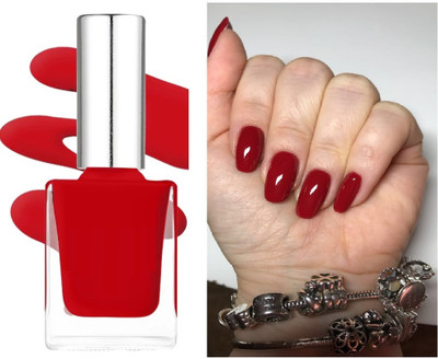 GABBU best Cherry Red Nail Polish designed for easy application at home Cherry red cherry RED