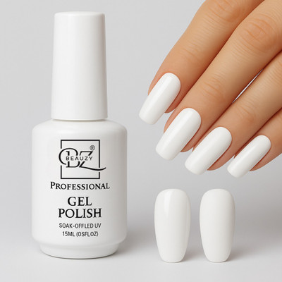 Beauzy Soak Off UV/LED Gel Polish 002 White