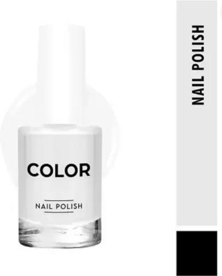 GABBU Best Pigmented & Long Stay Unique Dull Matte White Nail Paint WHITE
