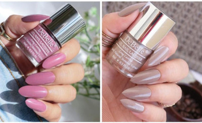 DeBelle Gel Nail Lacquer 8 ml Each pack of 2 Laura Aura , Coco Bean