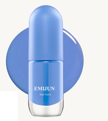 Emijun Quick Drying Formula | Long Lasting Nail Polish for Women SKY BLUE(Pack of 2)