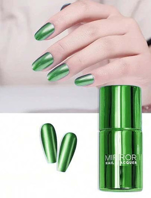 ADJD Shiny Mirror-Like Finish Metallic Nail Polish Green