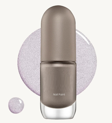 Jiwoo Metallic Finish Quick Drying, Long Lasting Nailpaint For Women & Girls Meatllic silver