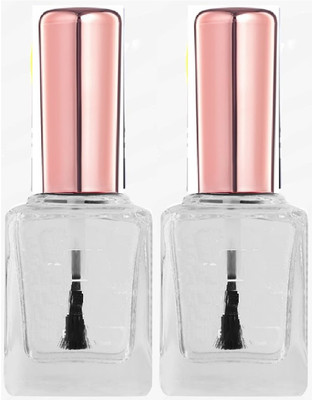 Emijun Nail Polish Quick-dry Fade-proof Transparent(Pack of 2)