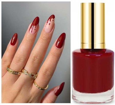 GABBU Quick Dry Long Lasting Smooth Finish Nail Polish glossy red