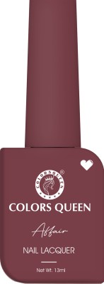 COLORS QUEEN Affair Matte Nail Lacquer, Chip Resisting, Long Lasting & Quick Dry Nail Polish 03 -Desert Canyon