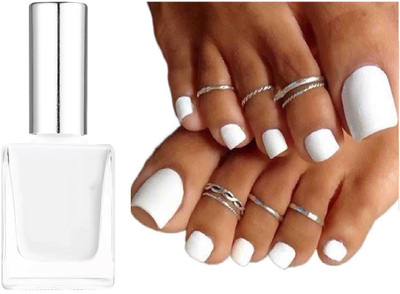 GABBU New Unique Color Rich Paint HD nail polish.. White