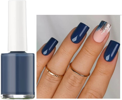 THTC Quick Drying, Long Lasting, Chip Resisting Formula Nail Polish dark blue