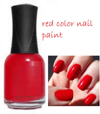 Luipui RED GLITTER NAIL POLISH PACK OF 1 RED