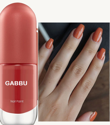 GABBU High Shine Premium Quality Long Lasting Nail Polish For Women Nails ORANGE