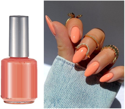 GABBU Long Lasting Nail Polish Paint matte Finish Shine.. peach