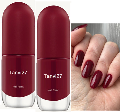 tanvi27 Combo Nail Lacquer Quick Dry Long Lasting Rigel Red Nail Polish Rigel Red