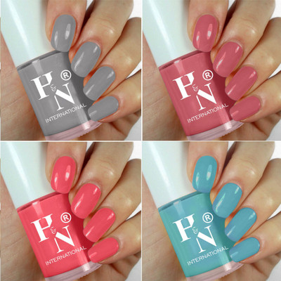 HIGHLIGHT NAILS High Gloss Nail Lacquer||Distinct Nail Polish Love at First Kiss(Pack of 4)