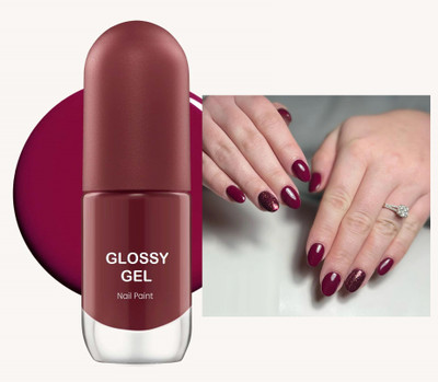 MYEONG Ultra-Glossy Shine Long-Lasting And Chip-Resistant Jam Color Nail Paint Jam