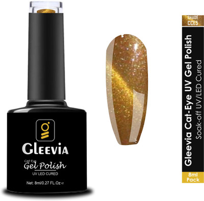 Gleevia Cat-Eye UV Gel Polish| Magnetic Gel Polish for Professionals 8ml Brush Cap CCE5 Shade Code: CCE5