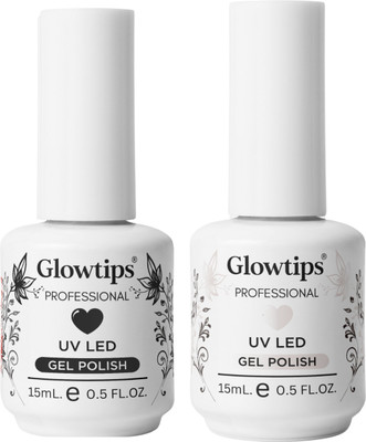 Palmskin Professional UV Gel Nail Polish,Glossy Oil free Black white gel polish 15ML Black, White(Pack of 3)