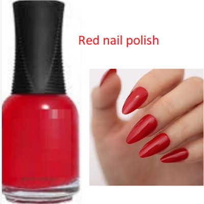 Luipui red matte and shinning nail polish for beautiful nails pack of 1 red