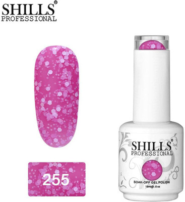 Shills Professional UV LED Soak Off Snowflakes Gel Polish 255