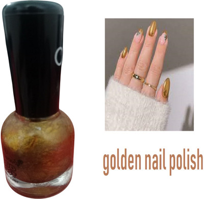 Luipui nail polish bottle in golden color pack of 1 golden