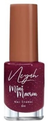 Neyah Mini Macron Nail Polish Set, High Gloss Finish RUBY