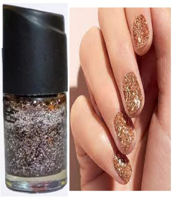 Luipui trending brown glitter nail polish trending pack of 1 brown