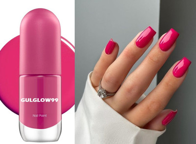 GULGLOW99 Waterproof Quick Drying, Long Lasting Formula No Harmful Chemicals, Matte Nail VEGA PINK