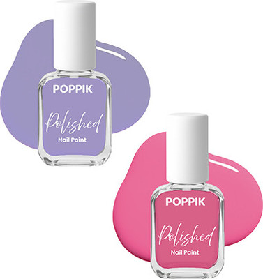 Poppik nail 1:2 Shade 1:2(Pack of 2)
