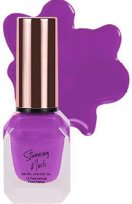 GFSU - GO FOR SOMETHING UNIQUE High Pigment Shine Like Glossy Finish, Pack of 1 Nail Polish purple