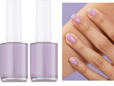 THTC COMBO INSTANT NAIL PAINT FOR STYLING NAILS QUICK DRYING LAVENDER LAVENDER(Pack of 2)