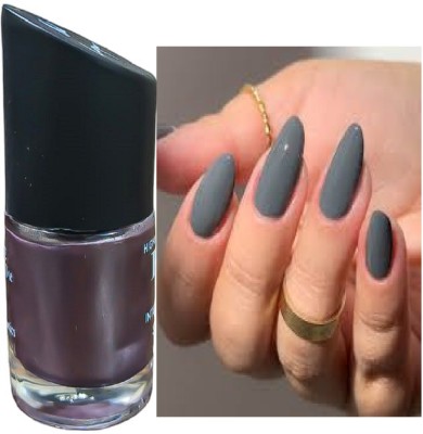 Luipui best dark grey nail polish 12 [ml] fast dry nail paint grey