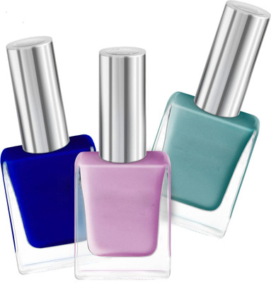 ADJD 3 COLOUR NAIL POLISH QUICK DRY LONG & LASTING MULTI COLOUR