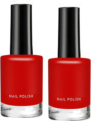 GFSU - GO FOR SOMETHING UNIQUE No Toxin Nail Lacquer Long Lasting red(Pack of 2)