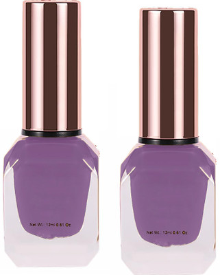 ADJD Combo Perfect Glossy Finish & Long Lasting Purple Quick drying Purple