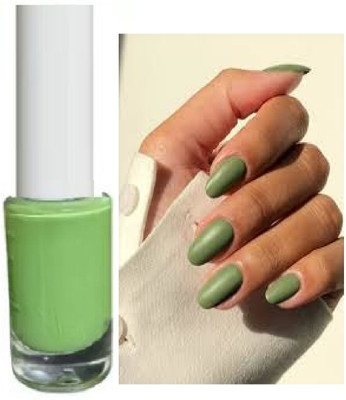 Luipui light green matte nail polish trending pack of 1 green