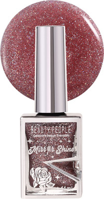 BEAUTY PEOPLE Mirror Shine Nail Polish, Glossy Finish, Rosé Stardust, 11ml Rosé Stardust