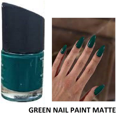 Luipui AMAZING NAIL PAINT GREEN COLOR TRENDING FANTASTIC PACK OF 1 MATTE FINISH green