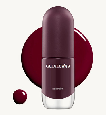 GULGLOW99 Intense Color Ultra-Glossy Shine Long-Lasting & Chip-Resistant maroon maroon