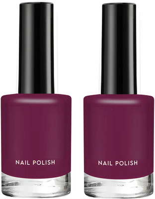 ADJD Combo Nail Polish with Glossy Gel Finish Long-Lasting Redwine Nail paint Redwine