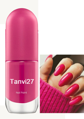 tanvi27 Nail Lacquer Quick Dry Long Lasting Hot pink Nail Polish Hot pink