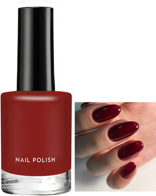ADJD Nail Polish with Glossy Gel Finish Long-Lasting Deep red Nail paint Deep red