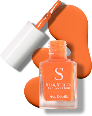 STARSTRUCK BY SUNNY LEONE Tangerine - Glossy Nail Polish | Mirror-Like Shine & Longwear Color Tangerine